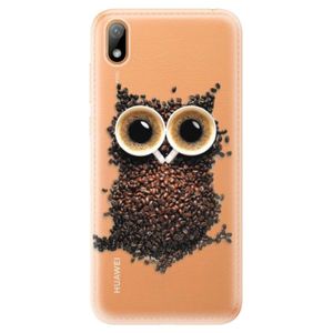 Odolné silikónové puzdro iSaprio - Owl And Coffee - Huawei Y5 2019 vyobraziť