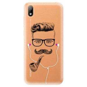 Odolné silikónové puzdro iSaprio - Man With Headphones 01 - Huawei Y5 2019 vyobraziť