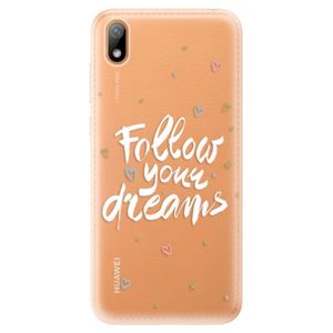 Odolné silikónové puzdro iSaprio - Follow Your Dreams - white - Huawei Y5 2019 vyobraziť