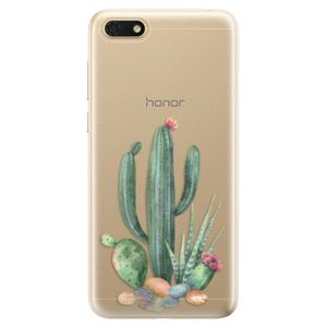 Odolné silikónové puzdro iSaprio - Cacti 02 - Huawei Honor 7S vyobraziť