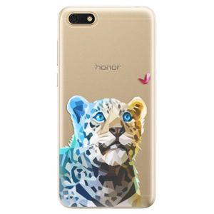Odolné silikónové puzdro iSaprio - Leopard With Butterfly - Huawei Honor 7S vyobraziť