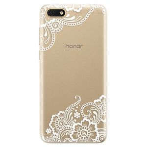 Odolné silikónové puzdro iSaprio - White Lace 02 - Huawei Honor 7S vyobraziť