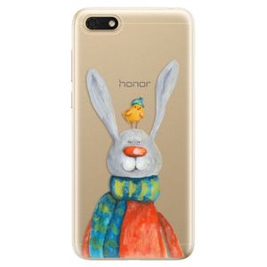 Odolné silikónové puzdro iSaprio - Rabbit And Bird - Huawei Honor 7S vyobraziť