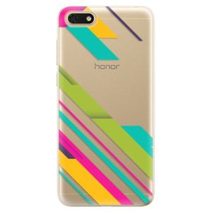 Odolné silikónové puzdro iSaprio - Color Stripes 03 - Huawei Honor 7S vyobraziť