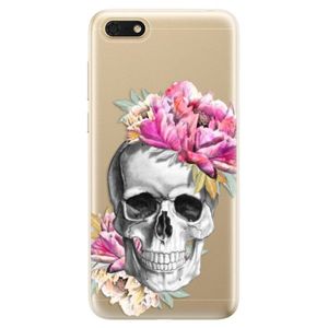 Odolné silikónové puzdro iSaprio - Pretty Skull - Huawei Honor 7S vyobraziť