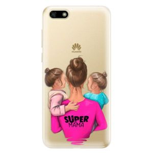 Odolné silikónové puzdro iSaprio - Super Mama - Two Girls - Huawei Y5 2018 vyobraziť