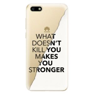 Odolné silikónové puzdro iSaprio - Makes You Stronger - Huawei Y5 2018 vyobraziť