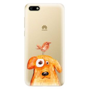 Odolné silikónové puzdro iSaprio - Dog And Bird - Huawei Y5 2018 vyobraziť