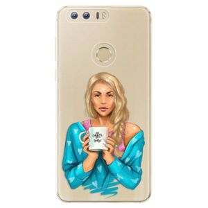 Odolné silikónové puzdro iSaprio - Coffe Now - Blond - Huawei Honor 8 vyobraziť