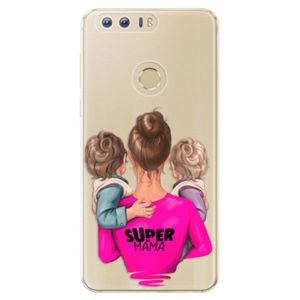 Odolné silikónové puzdro iSaprio - Super Mama - Two Boys - Huawei Honor 8 vyobraziť