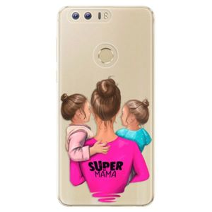 Odolné silikónové puzdro iSaprio - Super Mama - Two Girls - Huawei Honor 8 vyobraziť