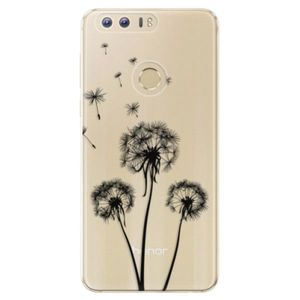 Odolné silikónové puzdro iSaprio - Three Dandelions - black - Huawei Honor 8 vyobraziť