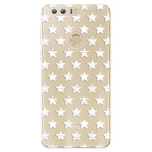 Odolné silikónové puzdro iSaprio - Stars Pattern - white - Huawei Honor 8 vyobraziť