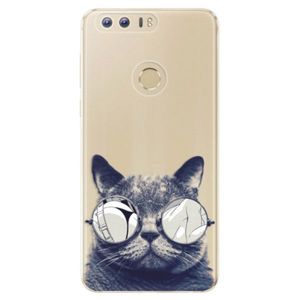 Odolné silikónové puzdro iSaprio - Crazy Cat 01 - Huawei Honor 8 vyobraziť