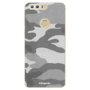 Odolné silikónové puzdro iSaprio - Gray Camuflage 02 - Huawei Honor 8 vyobraziť