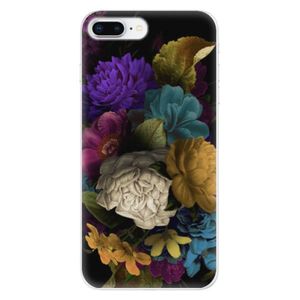 Odolné silikónové puzdro iSaprio - Dark Flowers - iPhone 8 Plus vyobraziť