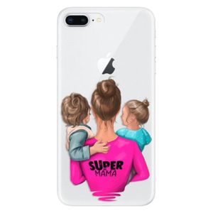 Odolné silikónové puzdro iSaprio - Super Mama - Boy and Girl - iPhone 8 Plus vyobraziť