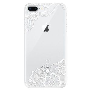 Odolné silikónové puzdro iSaprio - White Lace 02 - iPhone 8 Plus vyobraziť