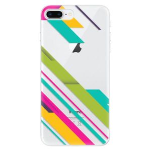 Odolné silikónové puzdro iSaprio - Color Stripes 03 - iPhone 8 Plus vyobraziť