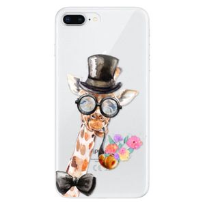 Odolné silikónové puzdro iSaprio - Sir Giraffe - iPhone 8 Plus vyobraziť