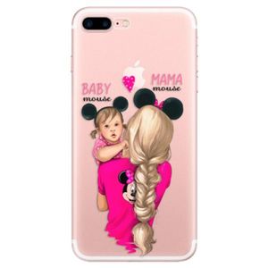 Odolné silikónové puzdro iSaprio - Mama Mouse Blond and Girl - iPhone 7 Plus vyobraziť
