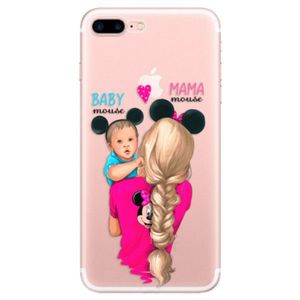 Odolné silikónové puzdro iSaprio - Mama Mouse Blonde and Boy - iPhone 7 Plus vyobraziť