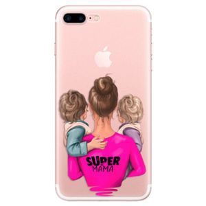 Odolné silikónové puzdro iSaprio - Super Mama - Two Boys - iPhone 7 Plus vyobraziť