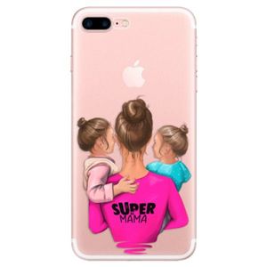 Odolné silikónové puzdro iSaprio - Super Mama - Two Girls - iPhone 7 Plus vyobraziť