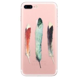 Odolné silikónové puzdro iSaprio - Three Feathers - iPhone 7 Plus vyobraziť