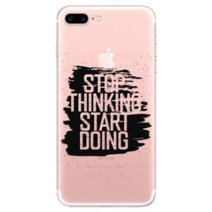 Odolné silikónové puzdro iSaprio - Start Doing - black - iPhone 7 Plus vyobraziť