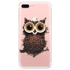 Odolné silikónové puzdro iSaprio - Owl And Coffee - iPhone 7 Plus vyobraziť