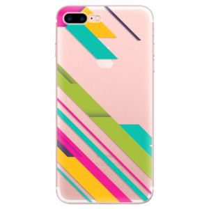 Odolné silikónové puzdro iSaprio - Color Stripes 03 - iPhone 7 Plus vyobraziť