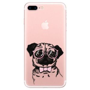 Odolné silikónové puzdro iSaprio - The Pug - iPhone 7 Plus vyobraziť