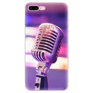 Odolné silikónové puzdro iSaprio - Vintage Microphone - iPhone 7 Plus vyobraziť