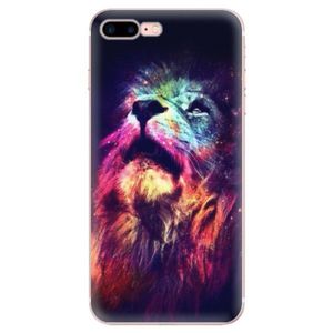 Odolné silikónové puzdro iSaprio - Lion in Colors - iPhone 7 Plus vyobraziť