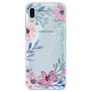 Plastové puzdro iSaprio - Leaves and Flowers - Samsung Galaxy A20 vyobraziť