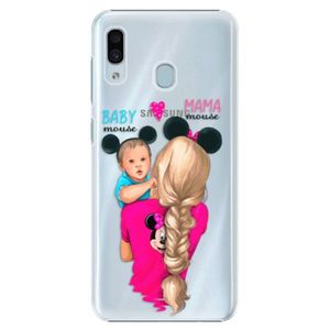 Plastové puzdro iSaprio - Mama Mouse Blonde and Boy - Samsung Galaxy A20 vyobraziť