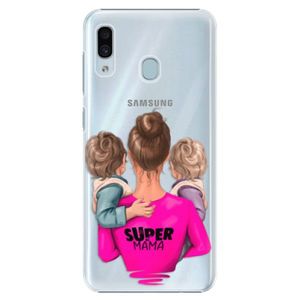 Plastové puzdro iSaprio - Super Mama - Two Boys - Samsung Galaxy A20 vyobraziť