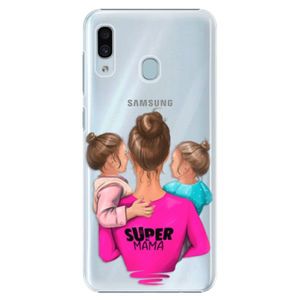 Plastové puzdro iSaprio - Super Mama - Two Girls - Samsung Galaxy A20 vyobraziť