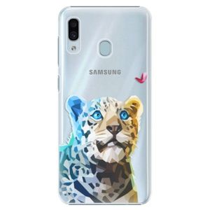 Plastové puzdro iSaprio - Leopard With Butterfly - Samsung Galaxy A20 vyobraziť