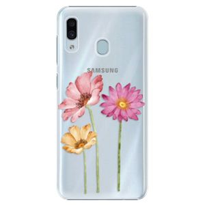 Plastové puzdro iSaprio - Three Flowers - Samsung Galaxy A20 vyobraziť