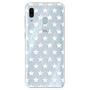 Plastové puzdro iSaprio - Stars Pattern - white - Samsung Galaxy A20 vyobraziť