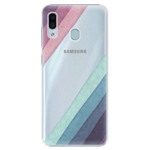 Plastové puzdro iSaprio - Glitter Stripes 01 - Samsung Galaxy A20 vyobraziť