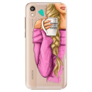 Plastové puzdro iSaprio - My Coffe and Blond Girl - Huawei Honor 8S vyobraziť