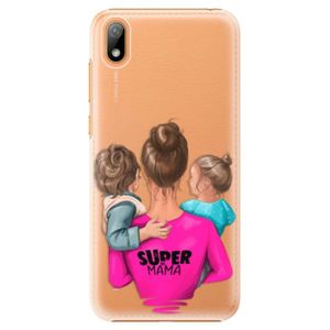 Plastové puzdro iSaprio - Super Mama - Boy and Girl - Huawei Y5 2019 vyobraziť