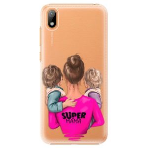 Plastové puzdro iSaprio - Super Mama - Two Boys - Huawei Y5 2019 vyobraziť