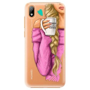 Plastové puzdro iSaprio - My Coffe and Blond Girl - Huawei Y5 2019 vyobraziť
