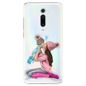 Plastové puzdro iSaprio - Kissing Mom - Brunette and Boy - Xiaomi Mi 9T Pro vyobraziť