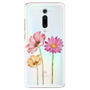 Plastové puzdro iSaprio - Three Flowers - Xiaomi Mi 9T Pro vyobraziť