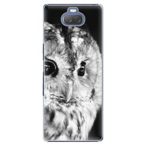Plastové puzdro iSaprio - BW Owl - Sony Xperia 10 Plus vyobraziť